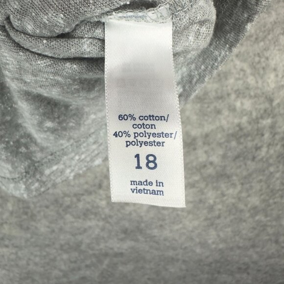 Boston Red Sox Womens 18 Heather Gray V-Neck Bling Graphic Tee By 5th & Ocean - Picture 5 of 10